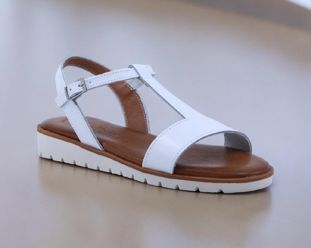 Raquel Perez Sandalia Cactus 02 Blanco Mujer