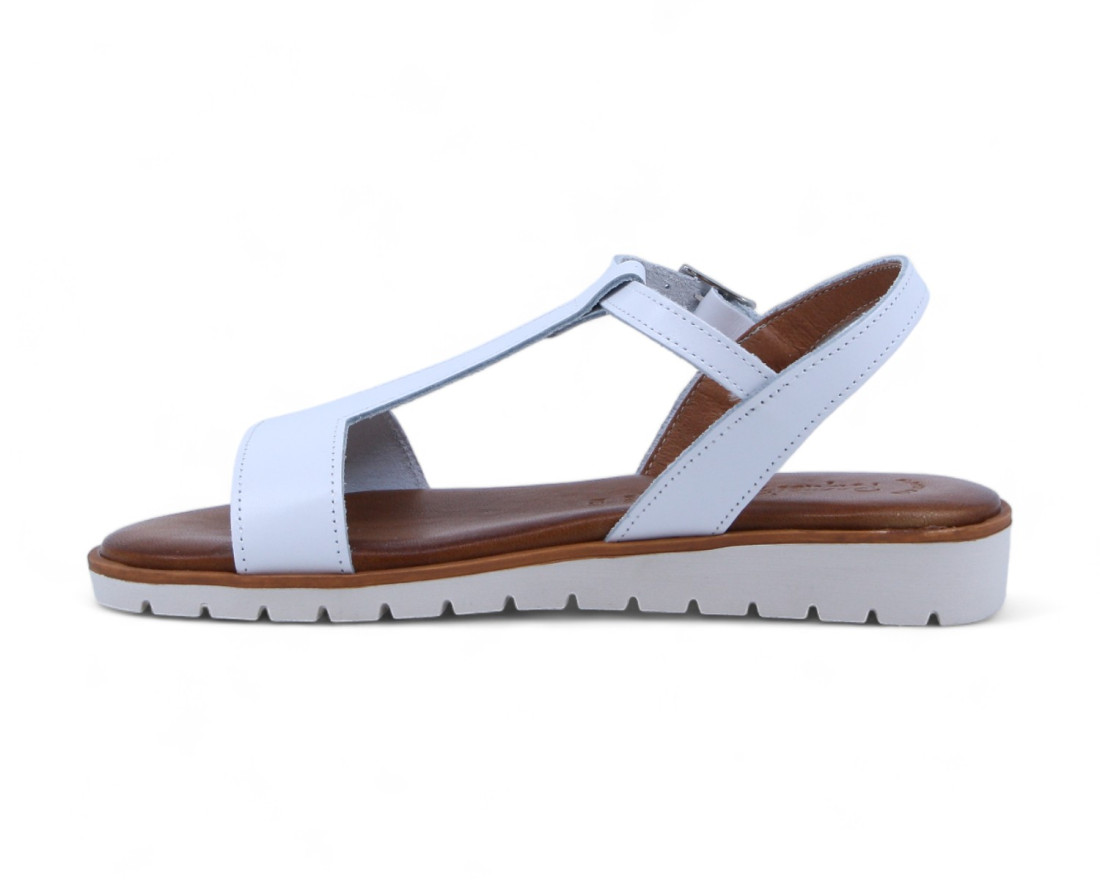 Raquel Perez Sandalia Cactus 02 Blanco Mujer