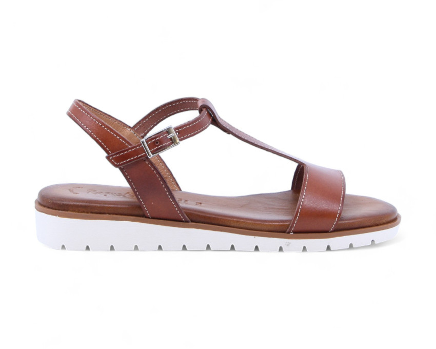 raquel perez Sandalia Cactus 02 Cuero Mujer