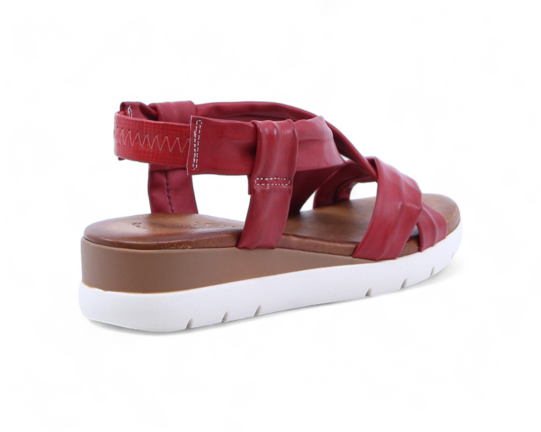 Raquel Perez Sandalia Carbon 02 Rojo Mujer