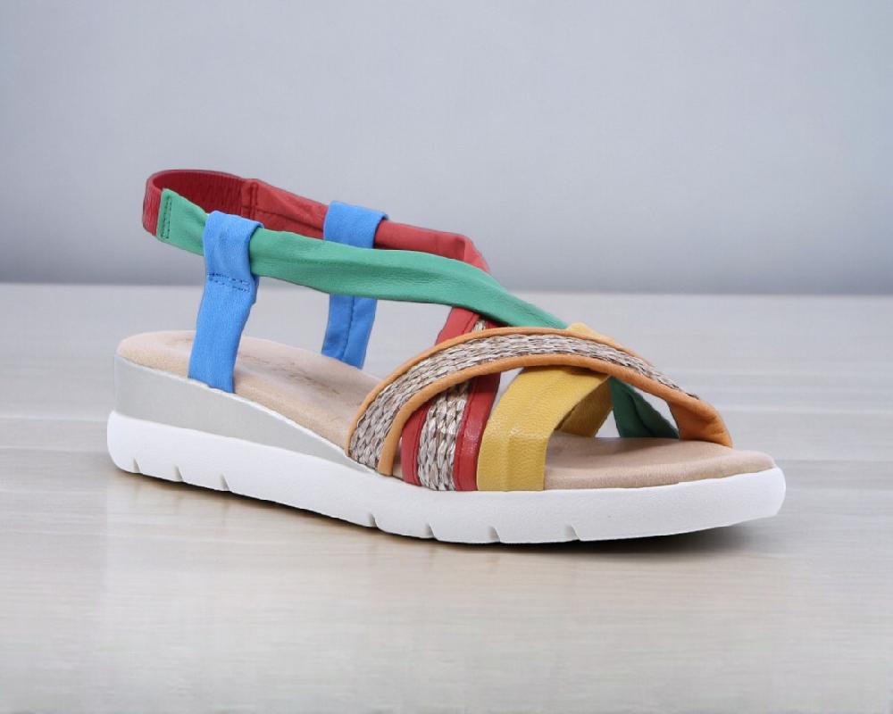 Raquel Perez Sandalia Casiopea Multicolor Mujer