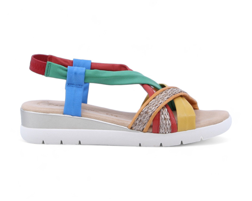 raquel perez Sandalia Casiopea Multicolor Mujer