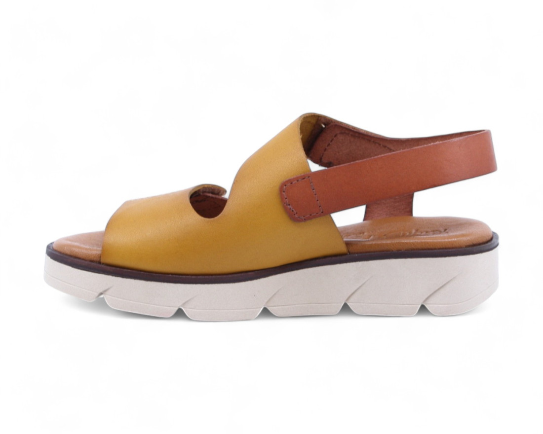 Raquel Perez Sandalia Cat 05 Mostaza Tostado Mujer