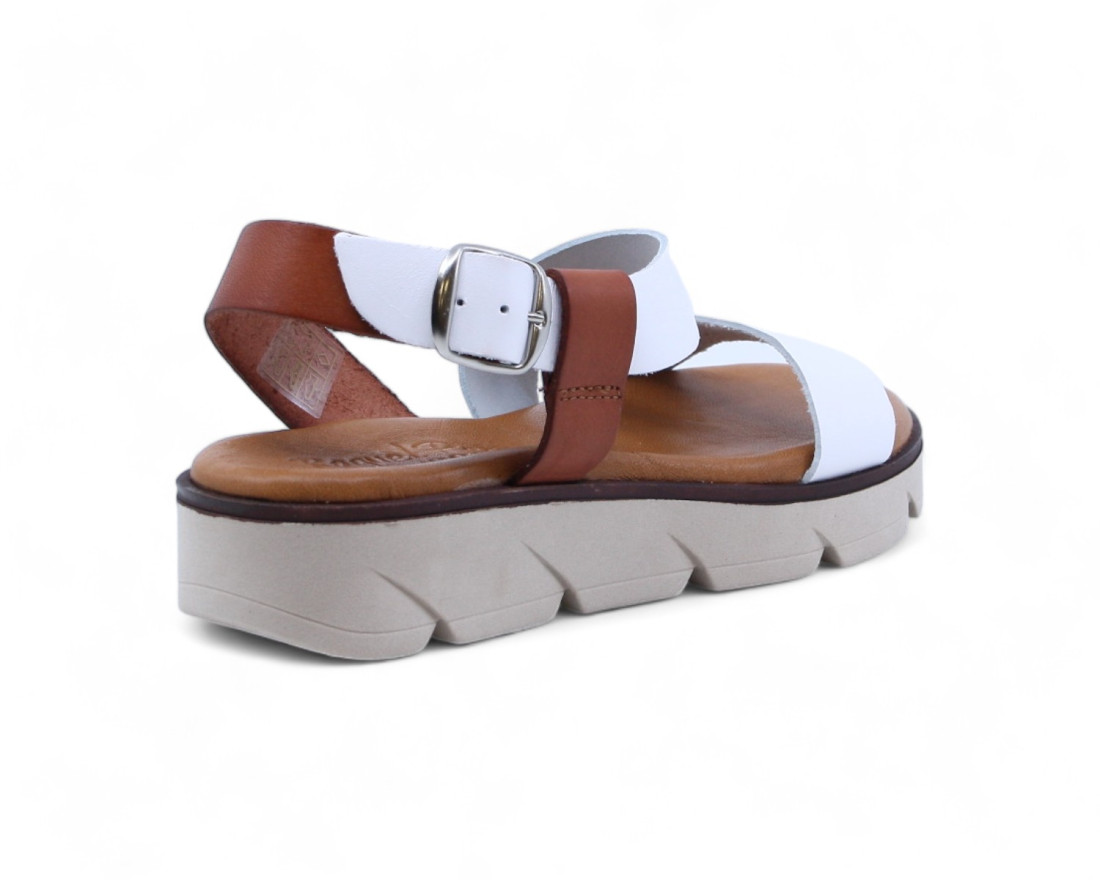 Raquel Perez Sandalia Catenacci Blanco Mujer