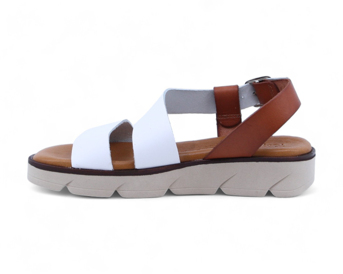 Raquel Perez Sandalia Catenacci Blanco Mujer