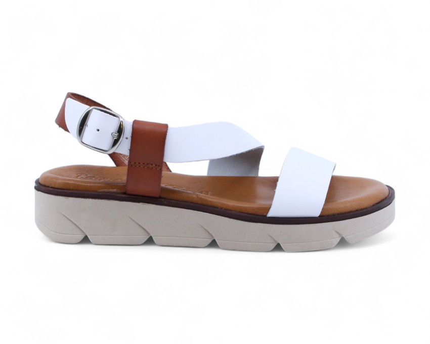 raquel perez Sandalia Catenacci Blanco Mujer