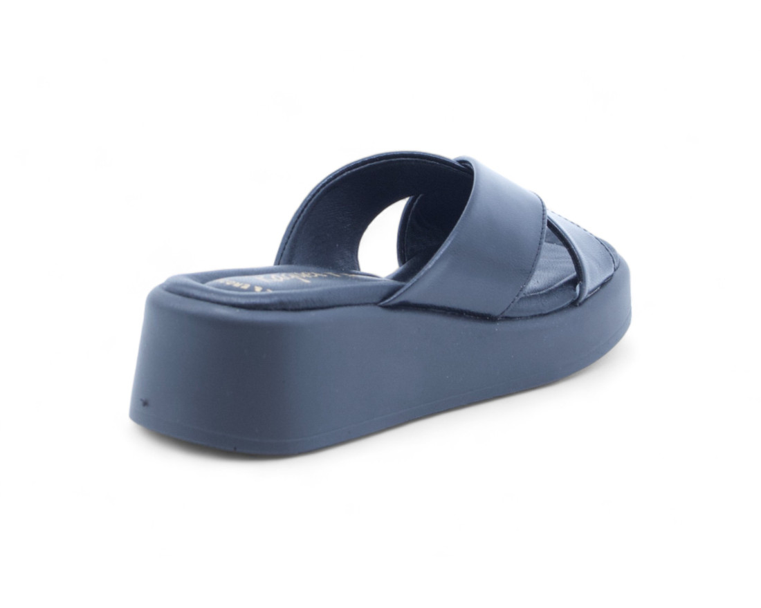 Raquel Perez Sandalia Cuña Donatella Negro Mujer