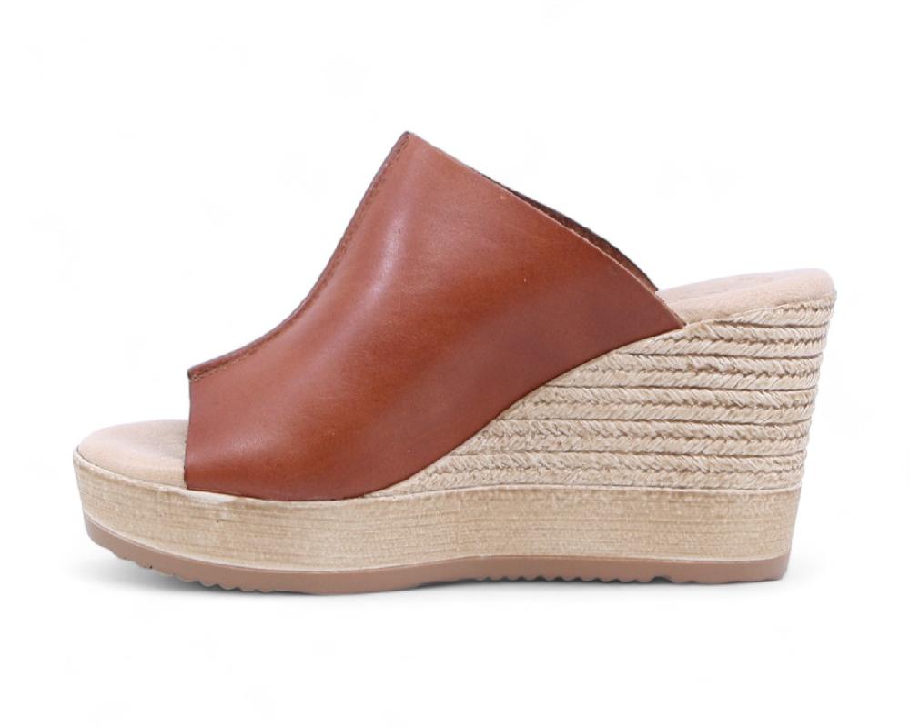 Raquel Perez Sandalia Cuña Martina 08 Cuero Mujer