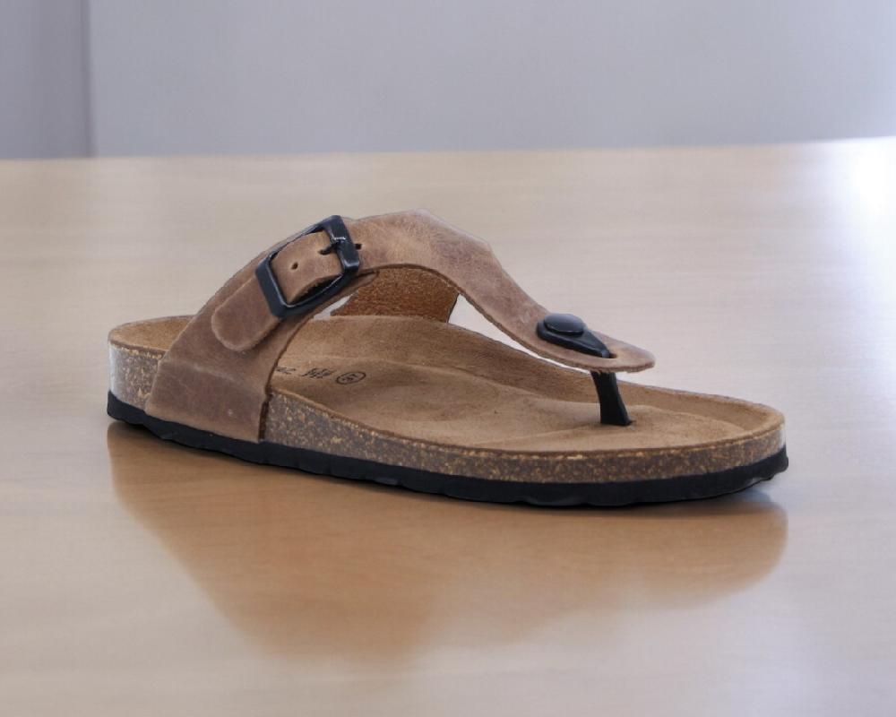 Raquel Perez Sandalia Dedo Avispa 24 Marrón Mujer