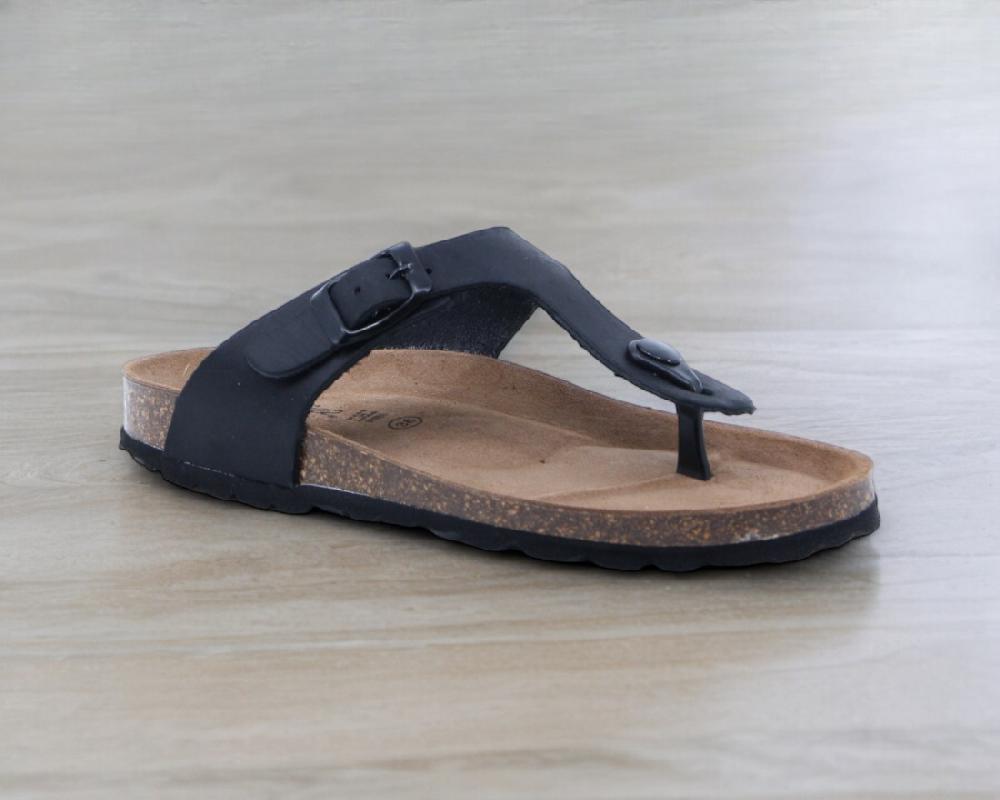 Raquel Perez Sandalia Dedo Avispa 24 Negro Mujer