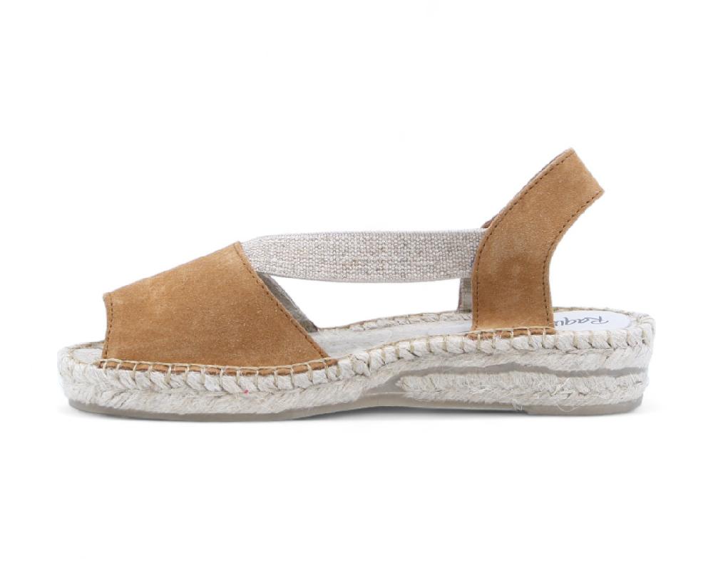 Raquel Perez Sandalia Esparto Camerun Cuero Mujer