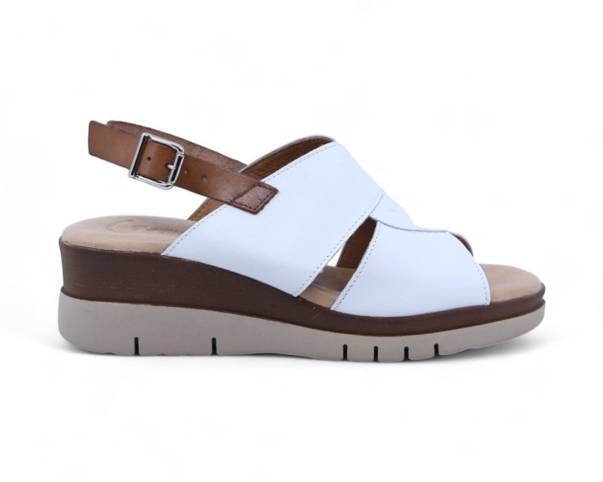 raquel perez Sandalia Fiorella Blanco Mujer