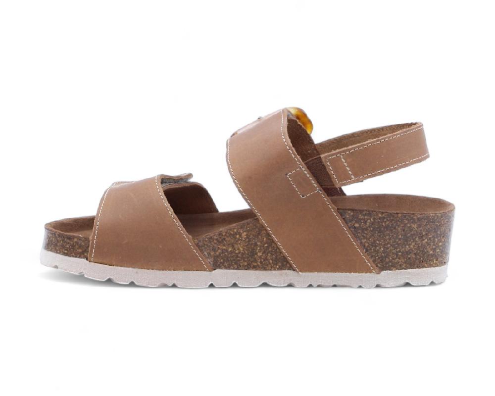 Raquel Perez Sandalia Hyena Marrón Mujer