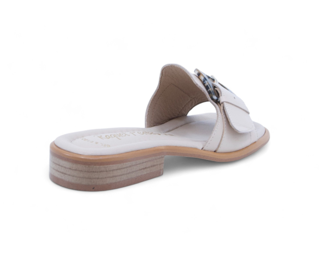 Raquel Perez Sandalia Ormanda Beige Mujer