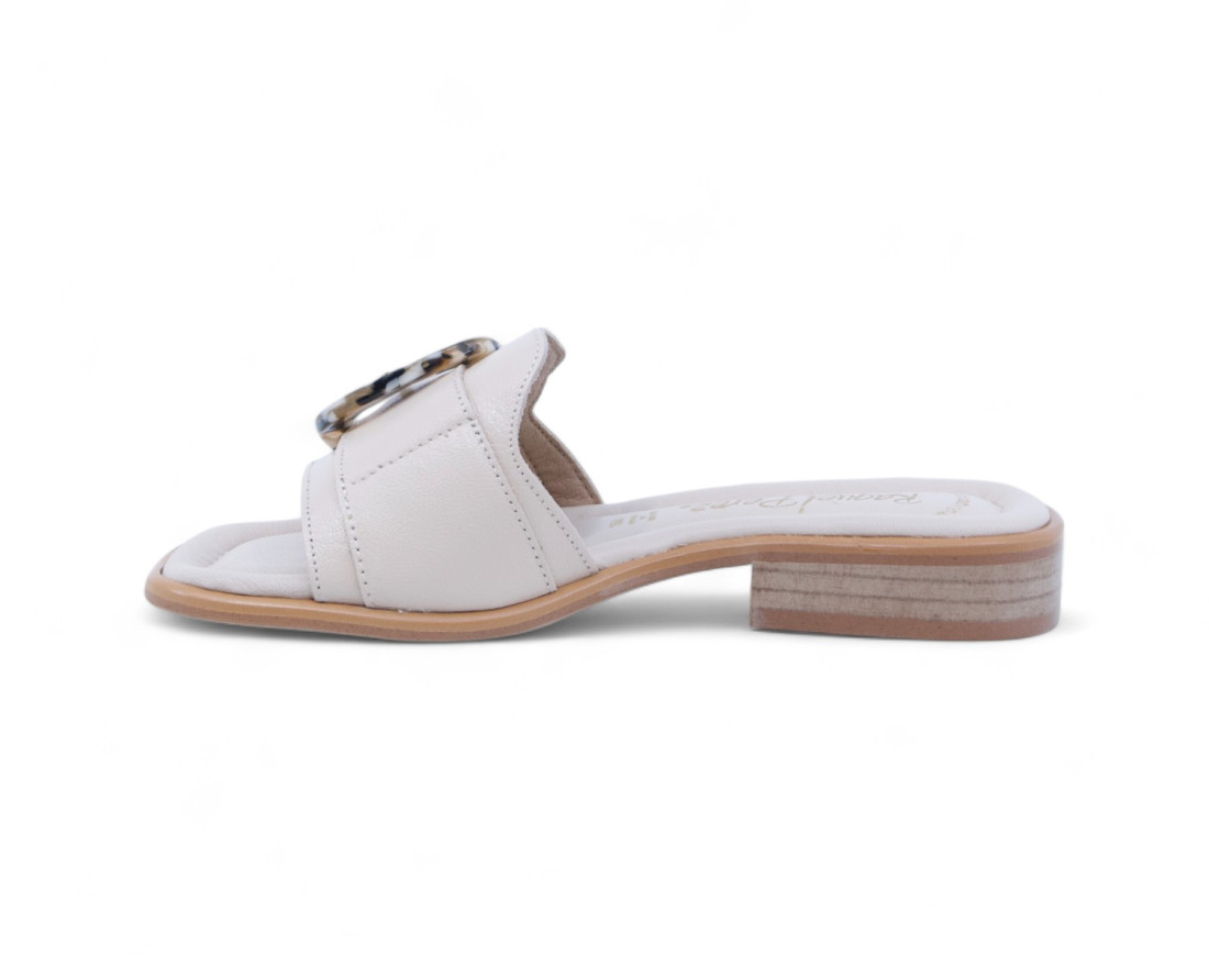 Raquel Perez Sandalia Ormanda Beige Mujer
