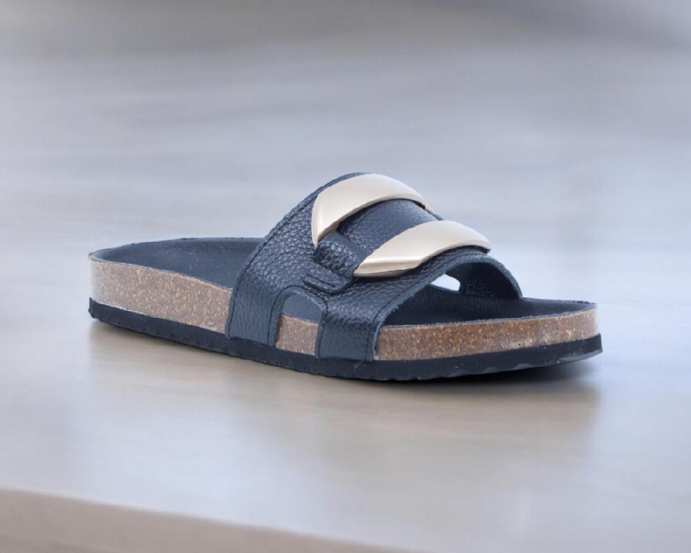 Raquel Perez Sandalia Plana ABA 04 Negro Mujer