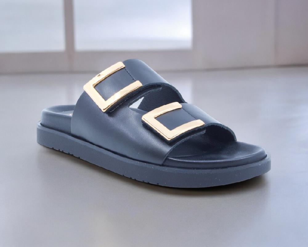 Raquel Perez Sandalia Plana Avatar 04 Negro Mujer