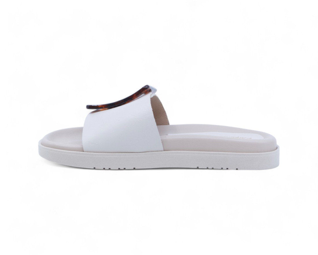 Raquel Perez Sandalia Plana Aysel 04 Beige Mujer