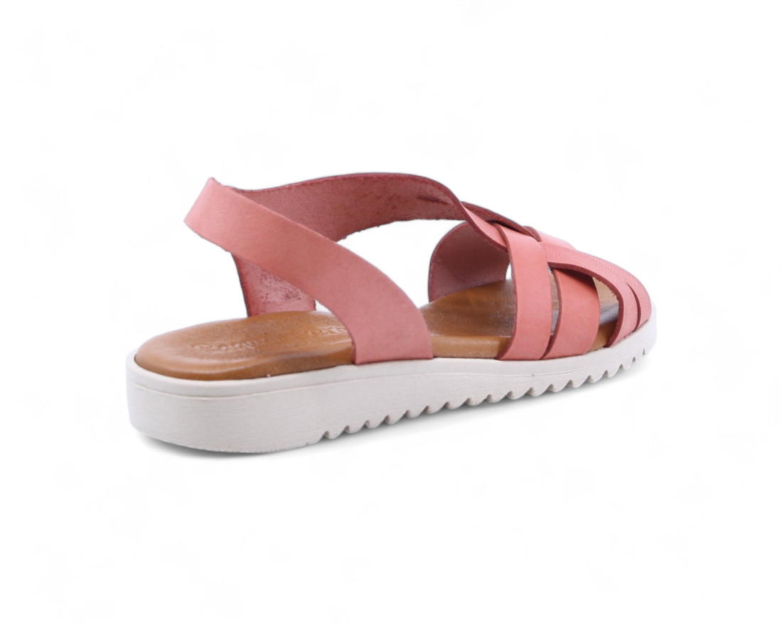 Raquel Perez Sandalia Plana Azuaga 05 Coral Mujer
