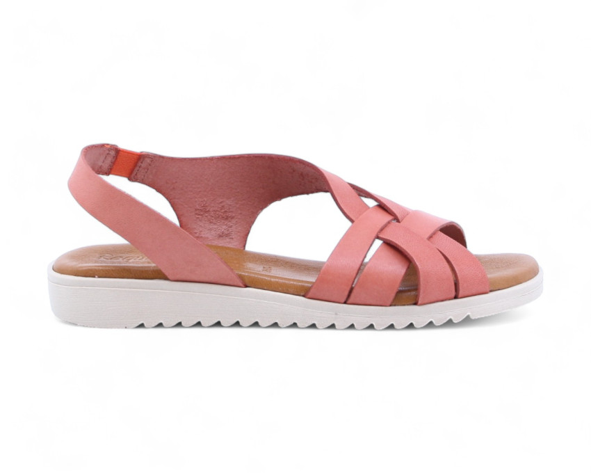 raquel perez Sandalia Plana Azuaga 05 Coral Mujer