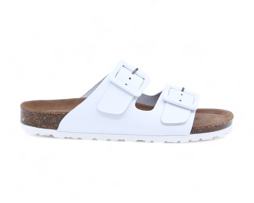 raquel perez Sandalia Plana Donkey Blanco Mujer