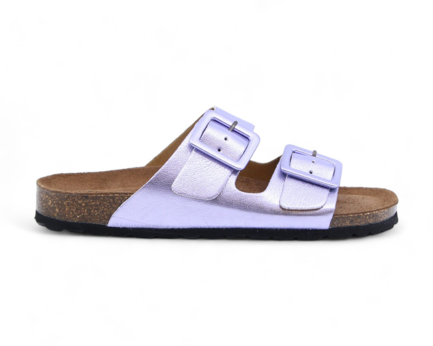 raquel perez Sandalia Plana Donkey Lila Mujer