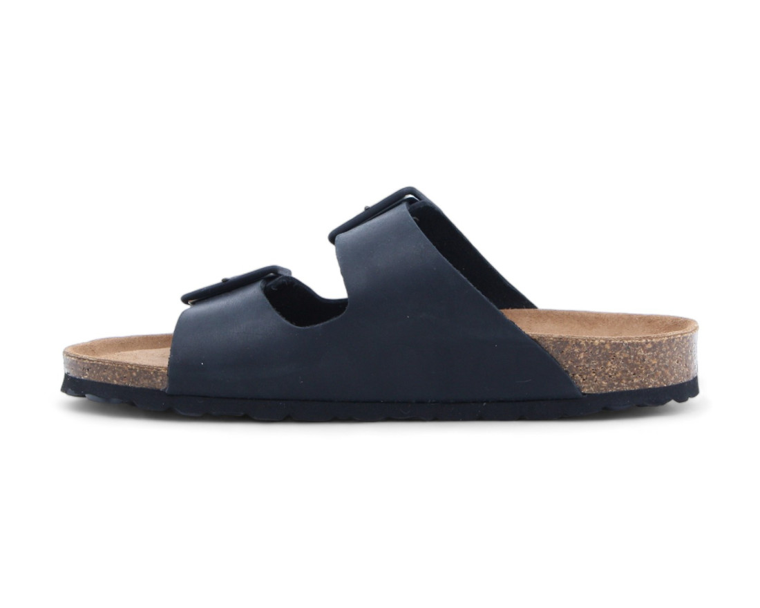 Raquel Perez Sandalia Plana Donkey Negro Mujer