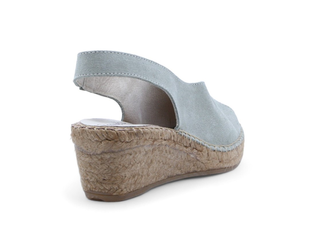 Raquel Perez Sandalia Cuña Esparto Cubanita Aceituna Mujer