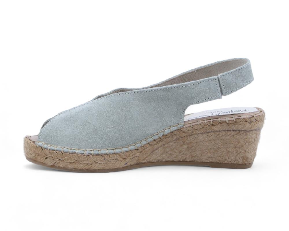 Raquel Perez Sandalia Cuña Esparto Cubanita Aceituna Mujer