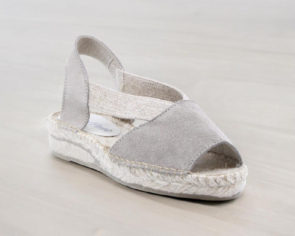 Raquel Perez Sandalia Esparto Camerun Humo Taupe Mujer