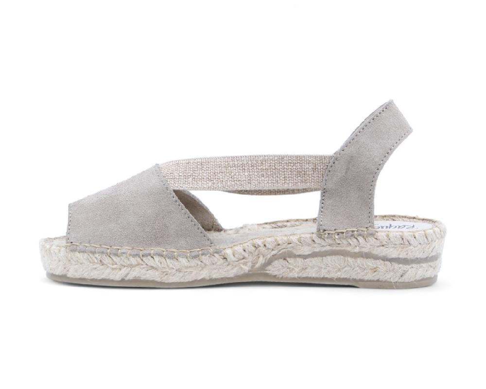 Raquel Perez Sandalia Esparto Camerun Humo Taupe Mujer