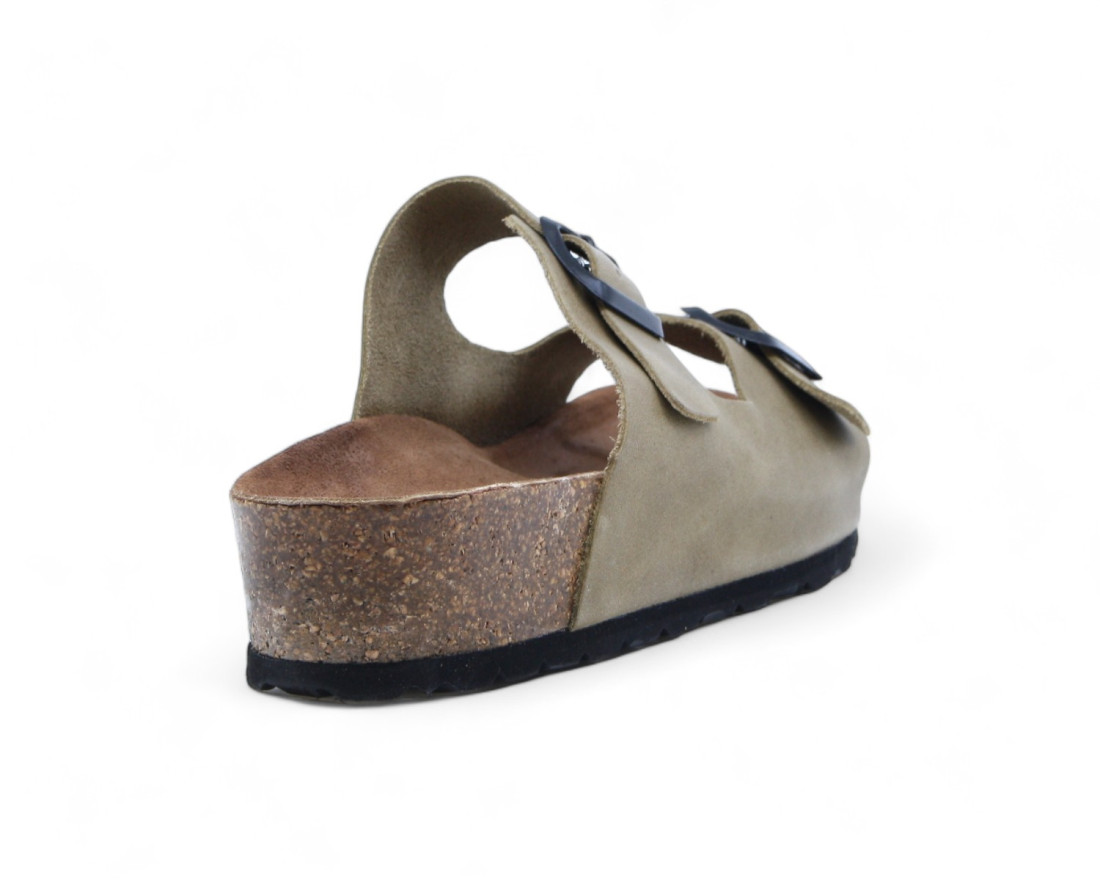 Raquel Perez Sandalia Giraffe 24 Birmania Kaki Mujer