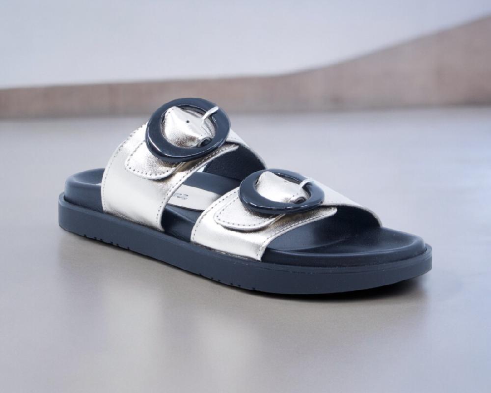 Raquel Perez Sandalia Plana Azucena 04 Champán Mujer