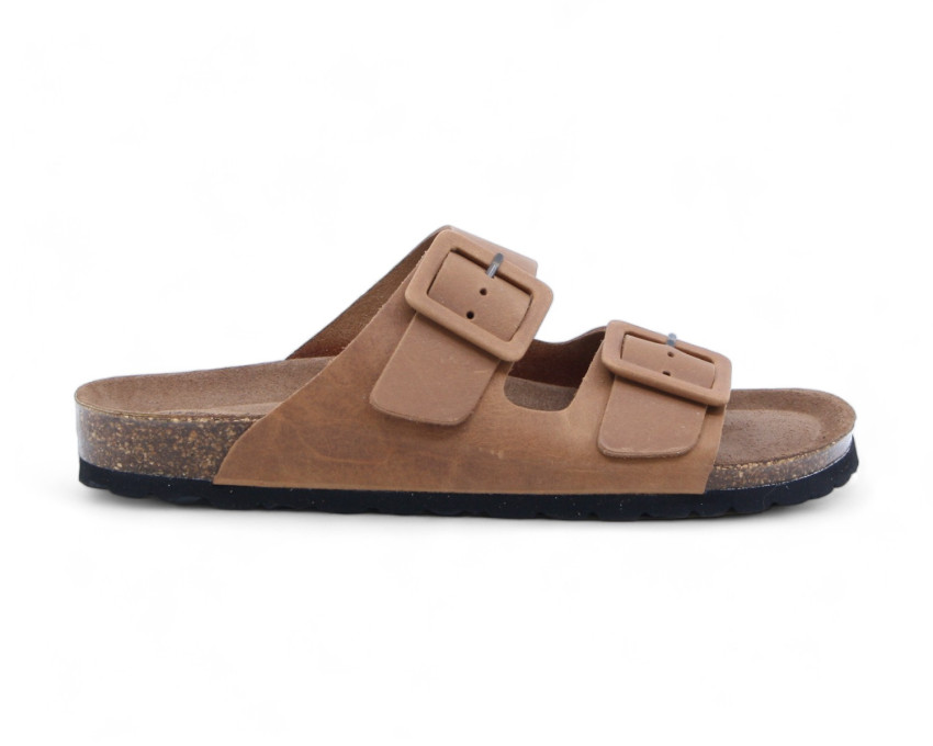 raquel perez Sandalia Plana Donkey Marrón Claro Mujer