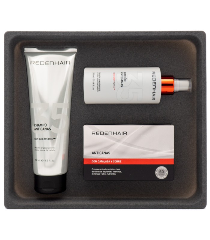 Redenhair KIT TRATAMIENTO ANTICANAS - 500gr