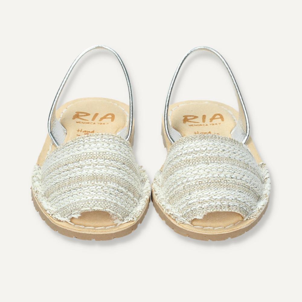 Ria Menorca Menorquina Acolchada Madaba Vegan Plata