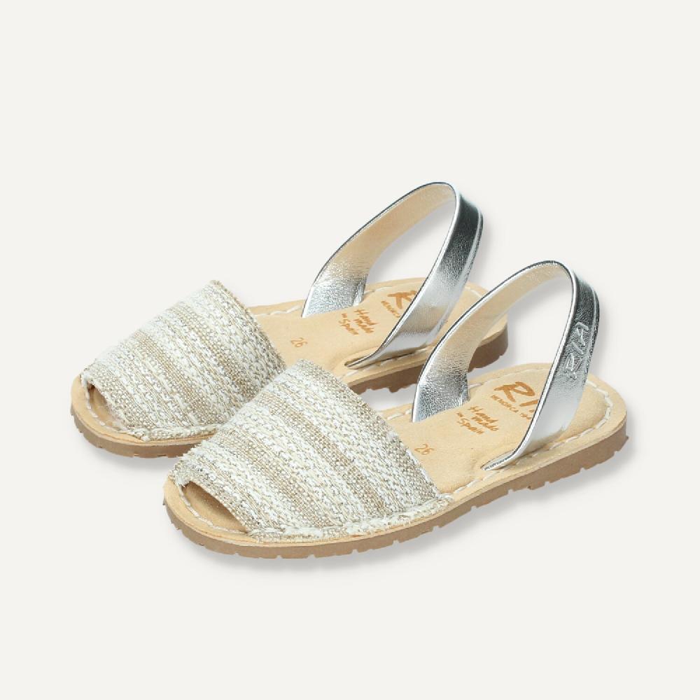 Ria Menorca Menorquina Acolchada Madaba Vegan Plata