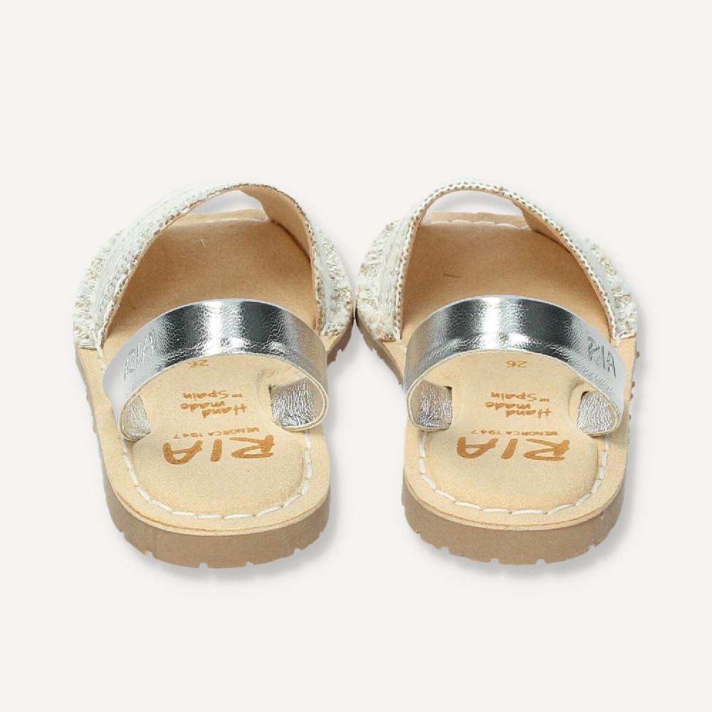 Ria Menorca Menorquina Acolchada Madaba Vegan Plata