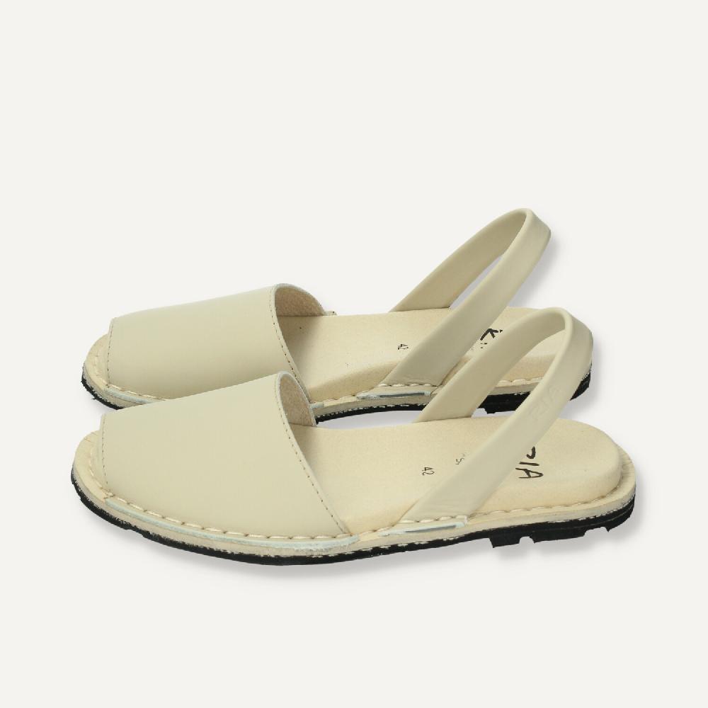 Ria Menorca Menorquina acolchada Suela Neumático Natural