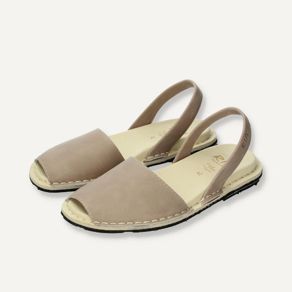 Ria Menorca Menorquina Acolchada Suela Neumático Vison