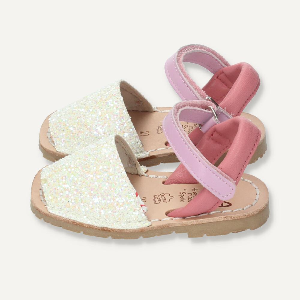 Ria Menorca Menorquina Atada Cerdeña Glitter Blanco