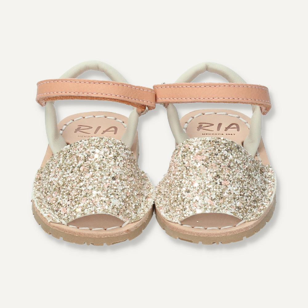 Ria Menorca Menorquina Atada Cerdeña Glitter Salmón