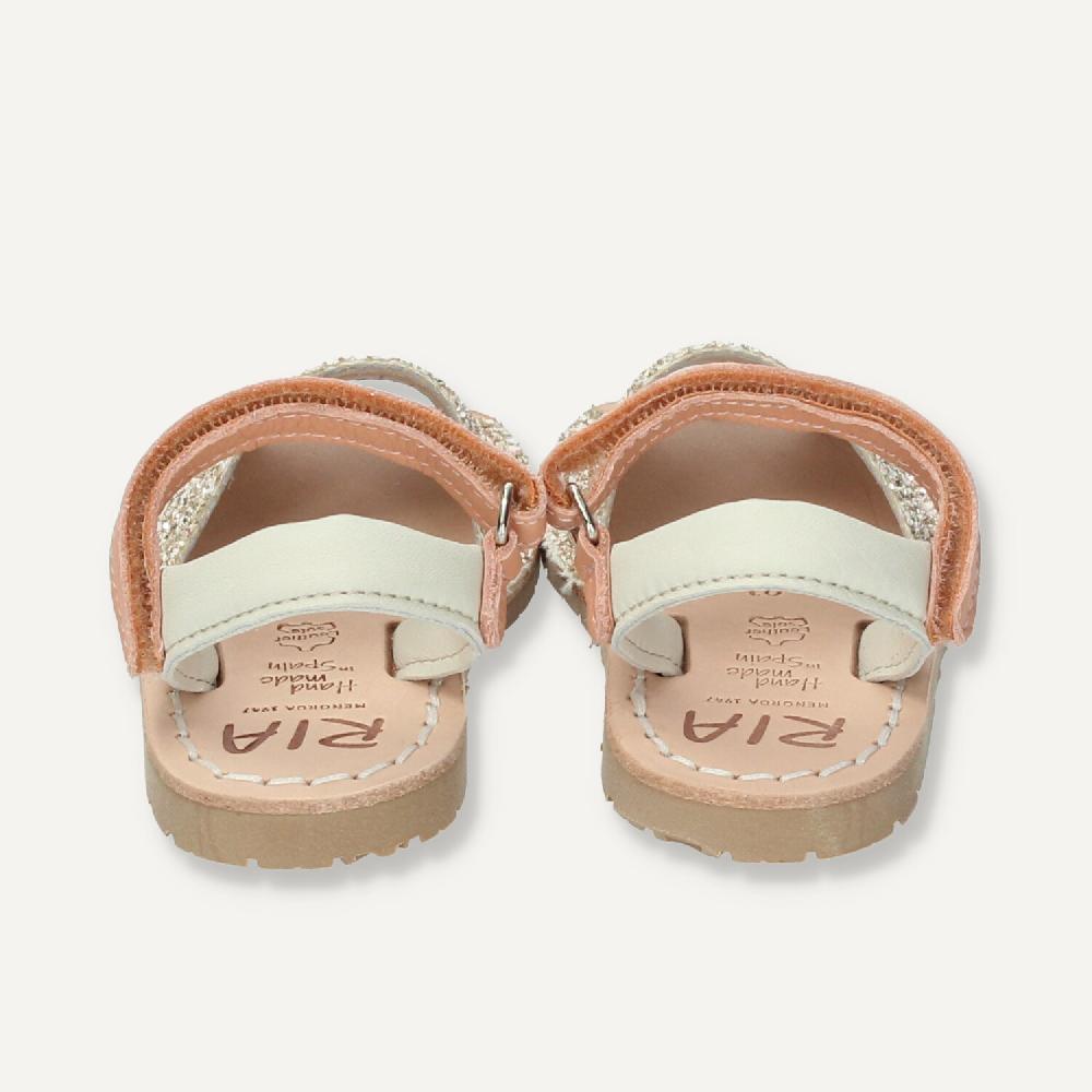 Ria Menorca Menorquina Atada Cerdeña Glitter Salmón