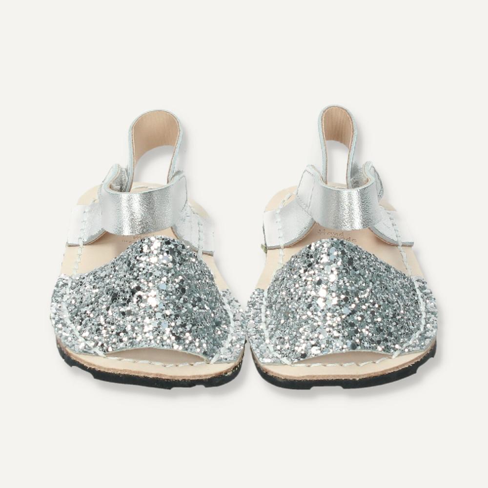 Ria Menorca Menorquina Minimalista Respetuosa Glitter Plata