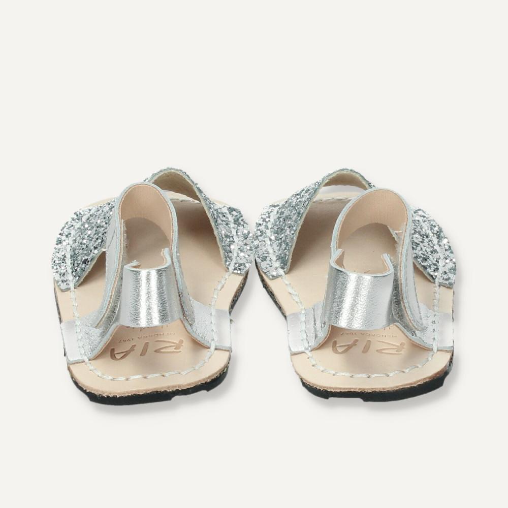 Ria Menorca Menorquina Minimalista Respetuosa Glitter Plata
