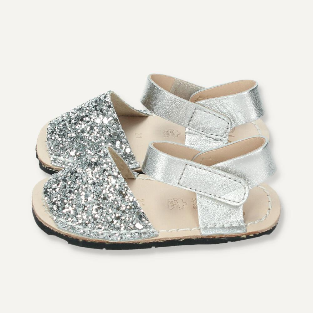 Ria Menorca Menorquina Minimalista Respetuosa Glitter Plata