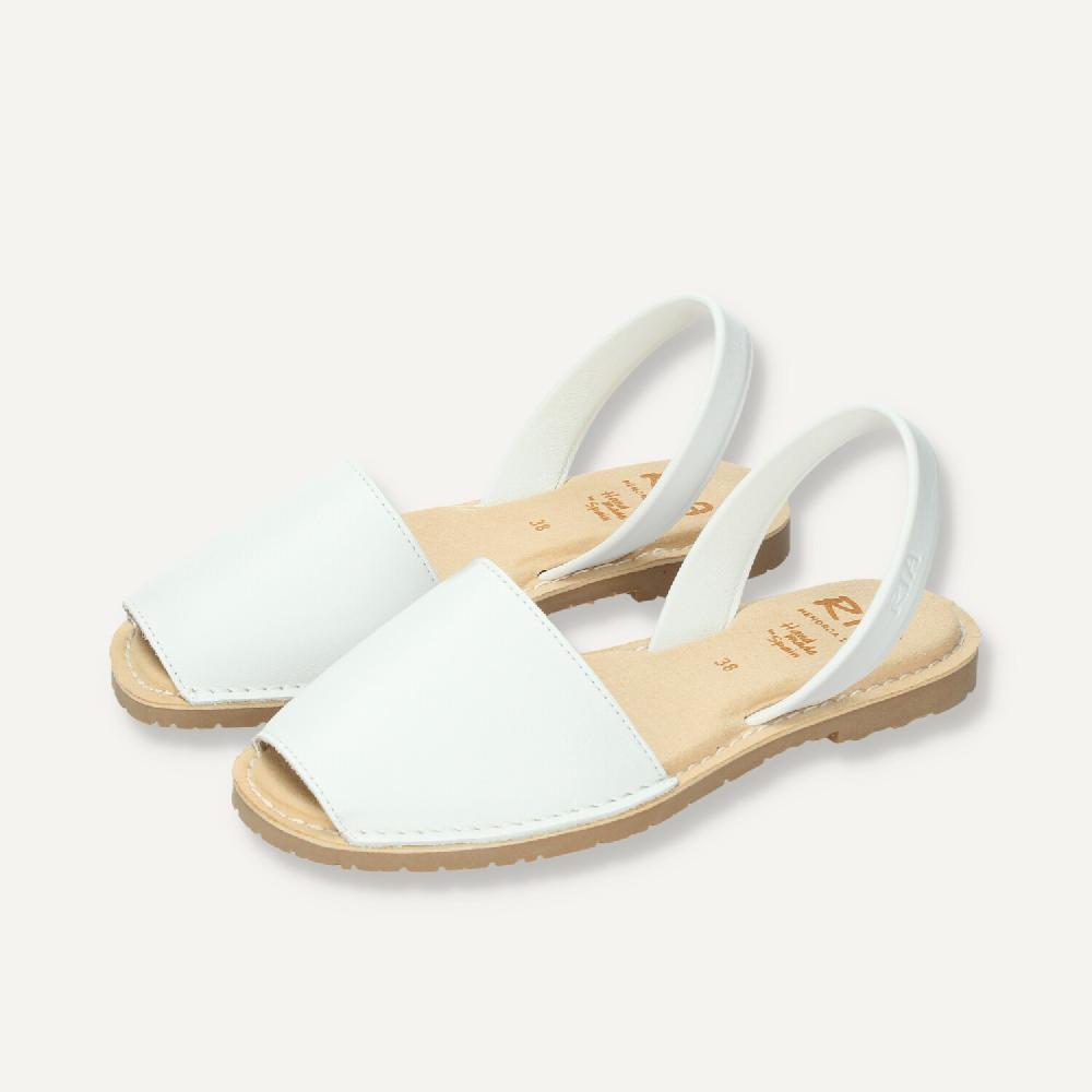 Ria Menorca Menorquina Mujer Acolchada Mallorca Blanco