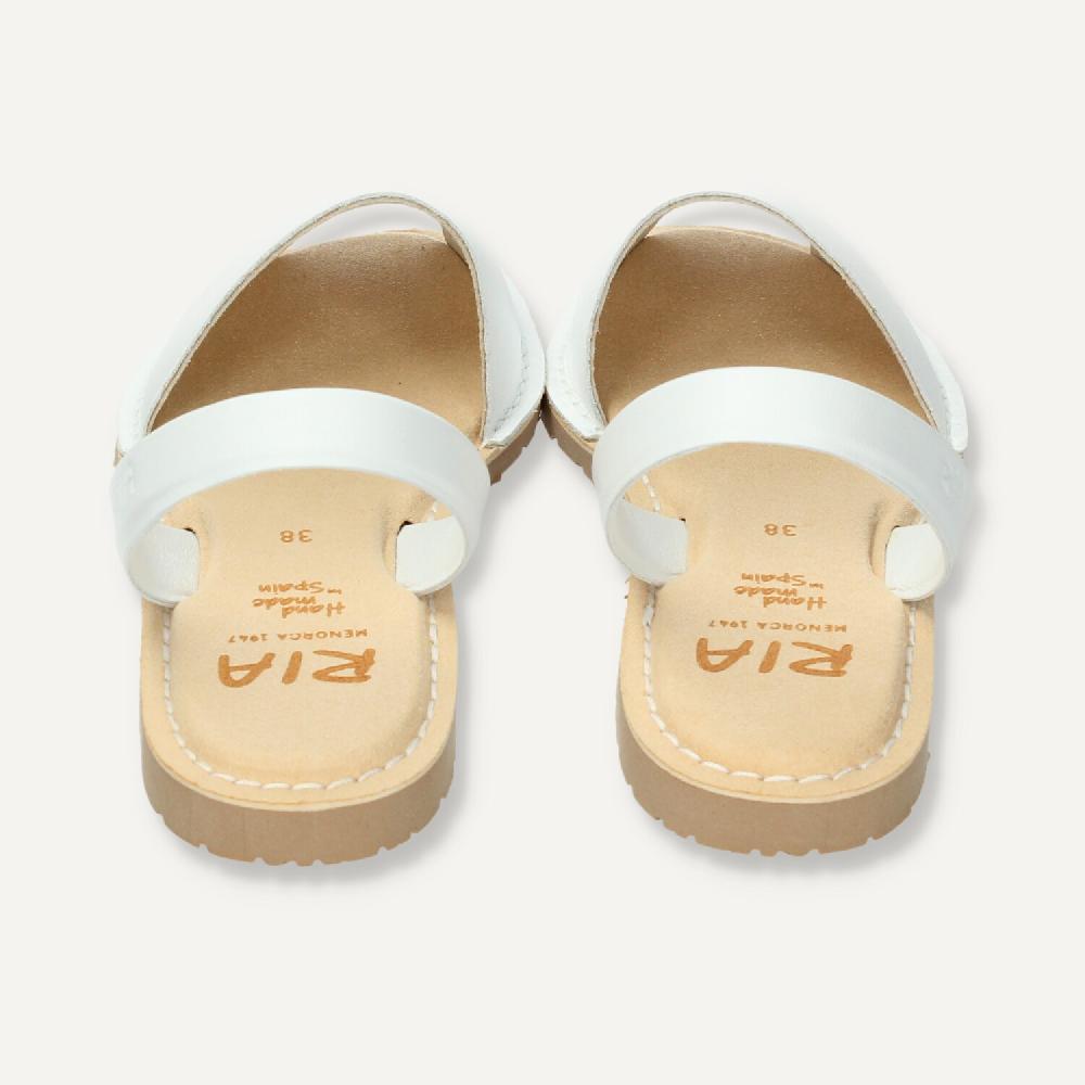 Ria Menorca Menorquina Mujer Acolchada Mallorca Blanco