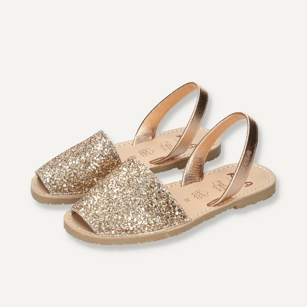 Ria Menorca Menorquina Mujer Marbella Glitter Peach