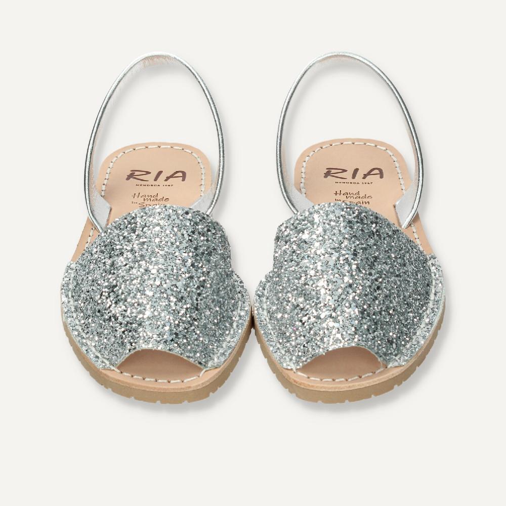 Ria Menorca Menorquina Mujer Marbella Glitter Plata